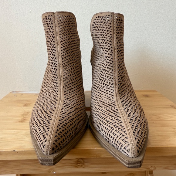 Vince Camuto Brown Ankle Booties - Picture 2 of 10